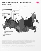 Русские регионы вымирают. Разница в 3 раза между родившимися и умершими